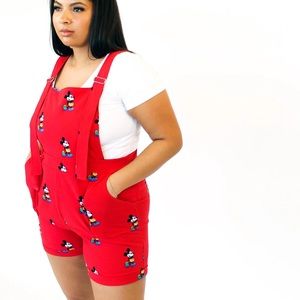 Mickey Mouse Rainbow Overalls - Disney Cakeworthy 2XL